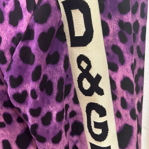 D&G Purple Leopard Warm Up Jacket - Picture 7 of 11